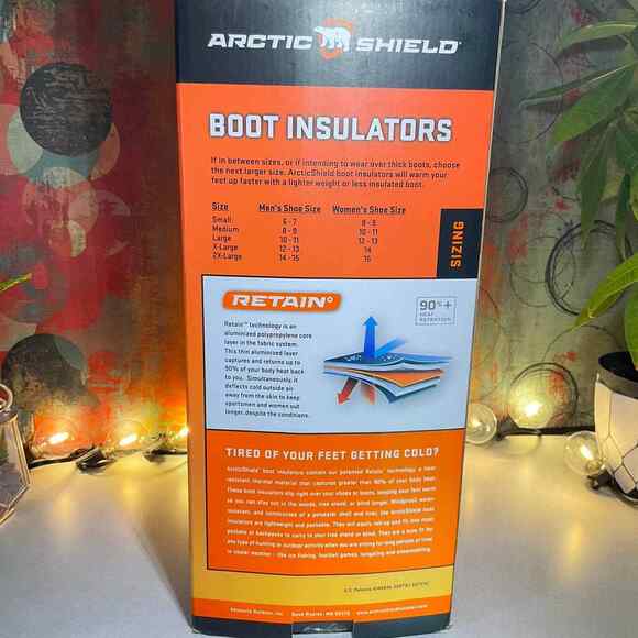 ArcticShield Men's Boot Insulators, 8-9 Medium - Picture 12 of 12